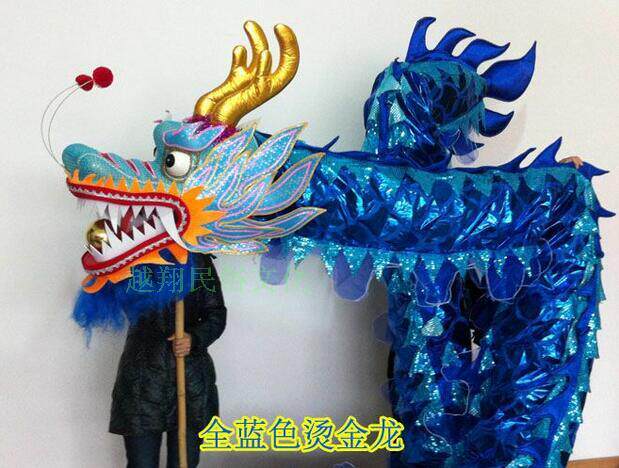 舞龙 烫金龙 牛津布烫金龙 彩金龙 纯色金龙 牛津布 烫金龙