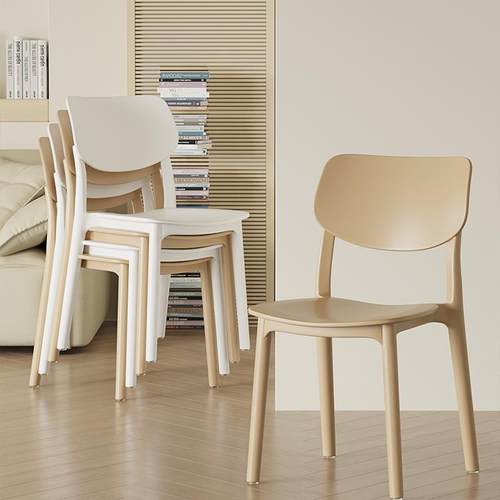 北欧塑料餐椅简约家用成人