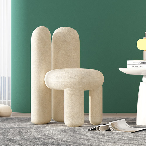 化妆椅梳妆凳异形椅子奶油风