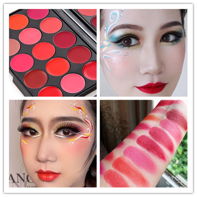 儿童滋润口红盘不脱色化妆师专用