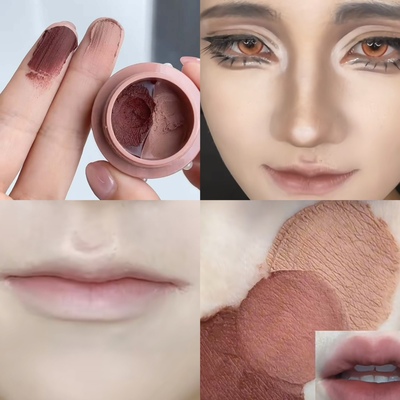 成男COS唇妆的神 万用雾面哑光唇泥男角色少年感唇釉自然淡色显白