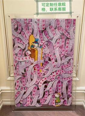 heye专用拼图相框亚克力展示框挂双面透明挂墙裱框摆件50cm1000片