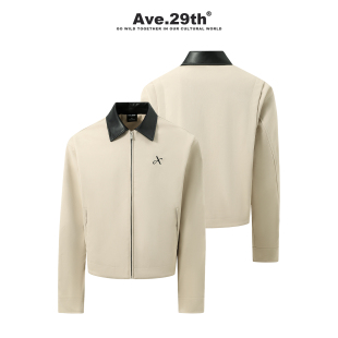 翻领夹克 Ave.29th 巴恩风短款 外套2025秋冬季 Vintage 复古工装