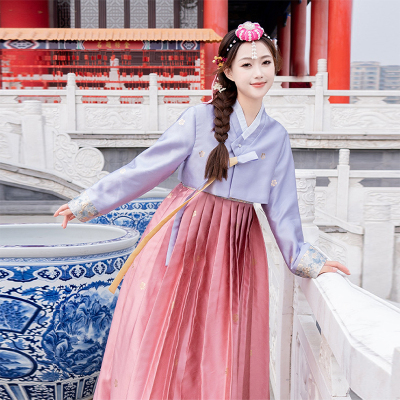 传统民族朝鲜族韩国女装延边韩服