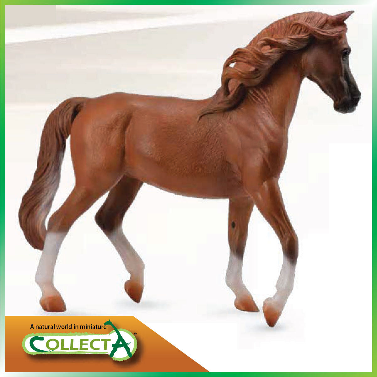 CollectA我你他 马模型玩具 阿拉伯母马 板栗色88746