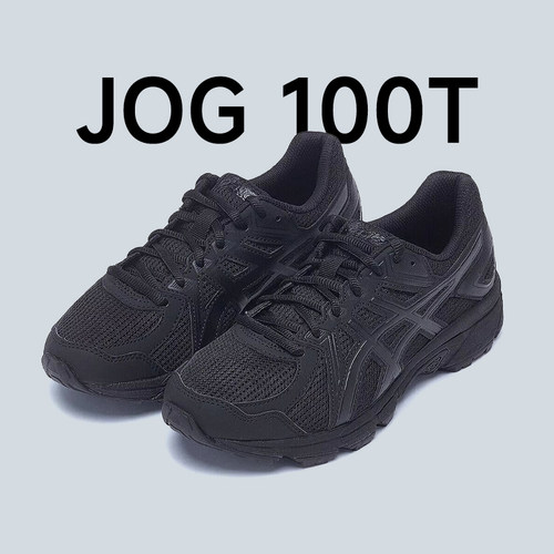 亚瑟士JOG100T宽楦缓震复古跑鞋