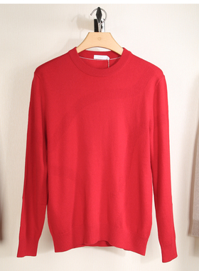 金利来男装毛衣2024冬季新款圆领羊毛衫男针织衫MHSG19913043-61