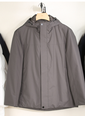 金利来男装羽绒服2024年秋冬专柜连帽白鹅绒外套MDSG39914019-67