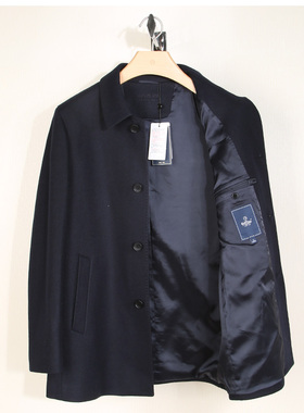 金利来男装大衣 冬季翻领纯色男士新款羊毛外套MJLF36013211-95