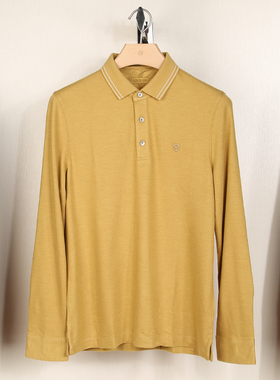 金利来长袖T恤男秋季含羊毛logo标志舒适商务男装MTL22131440-53