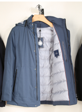 金利来男装羽绒服 冬季白鹅绒三防面料保暖外套MDSF39914250-88