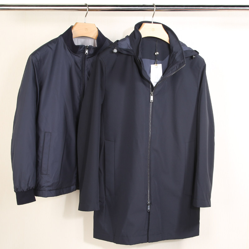 金利来男装外套2024新款可拆羽绒服内胆两件套MPZG75913012-78