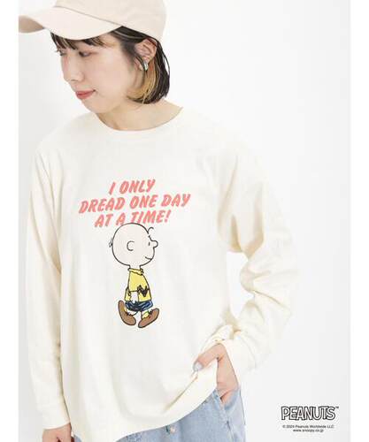 日单PEANUTS×SamansaMos2”印花罗恩T恤