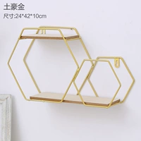 Золотой комбинированный шестигранник