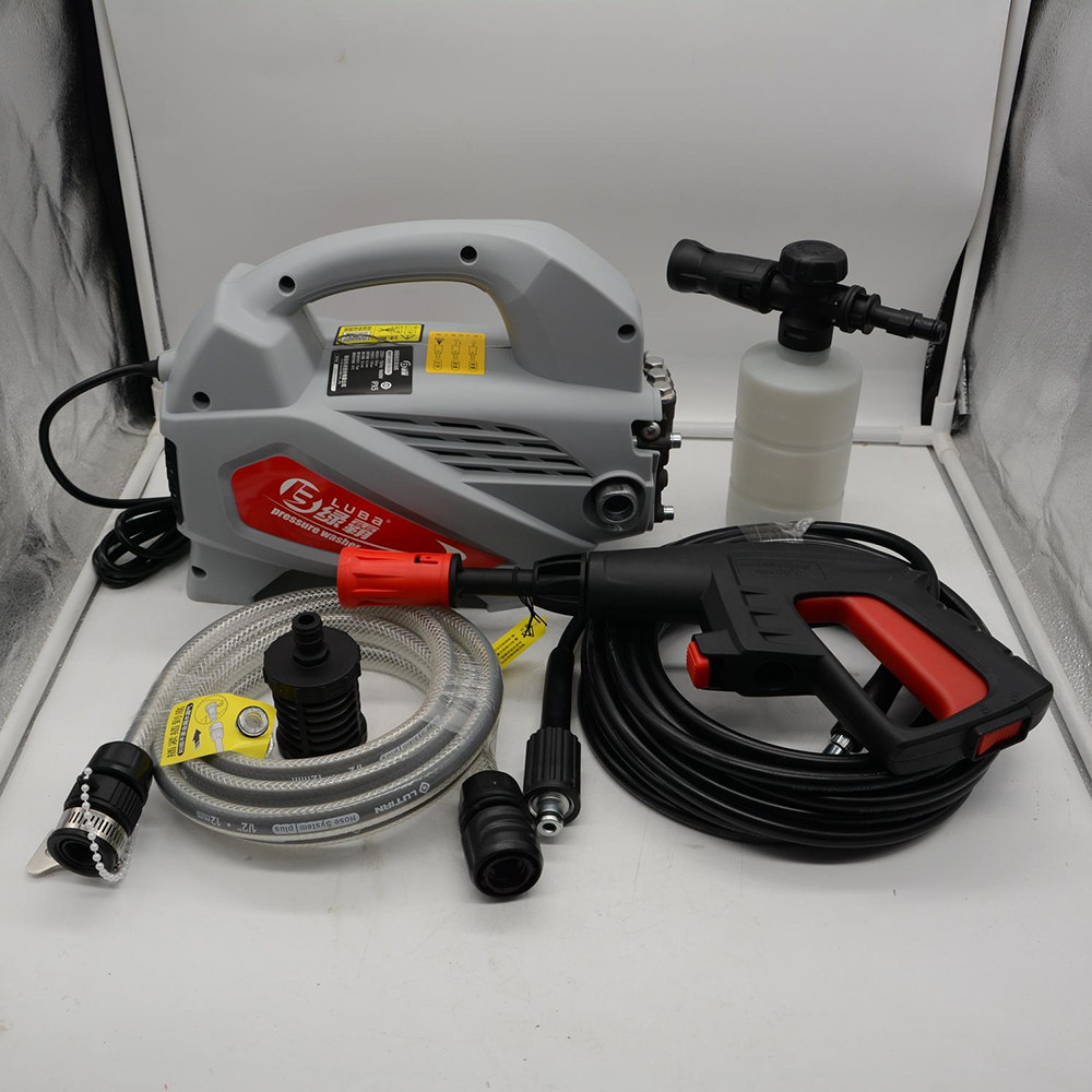 绿霸lb-210g全自动高压家用洗车机手提式清洗机220v水枪自吸水泵