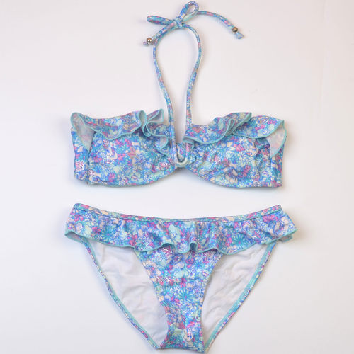 澳洲品牌海边性感挂脖抹胸比基尼