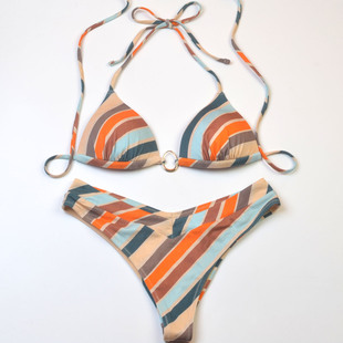 沙滩印花挂脖比基尼bikini舒适温泉泳衣 时尚 多款 荷兰品牌BAR