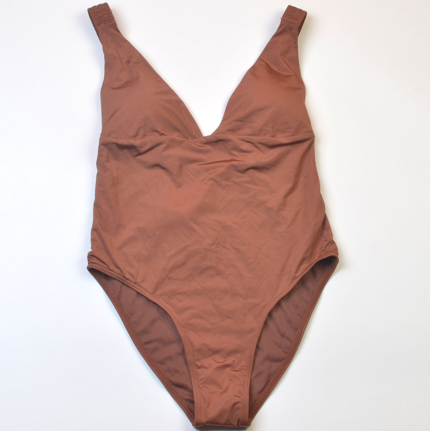 澳洲品牌Ro**高级感性感连体泳衣女显瘦度假泡温泉泳装带胸垫