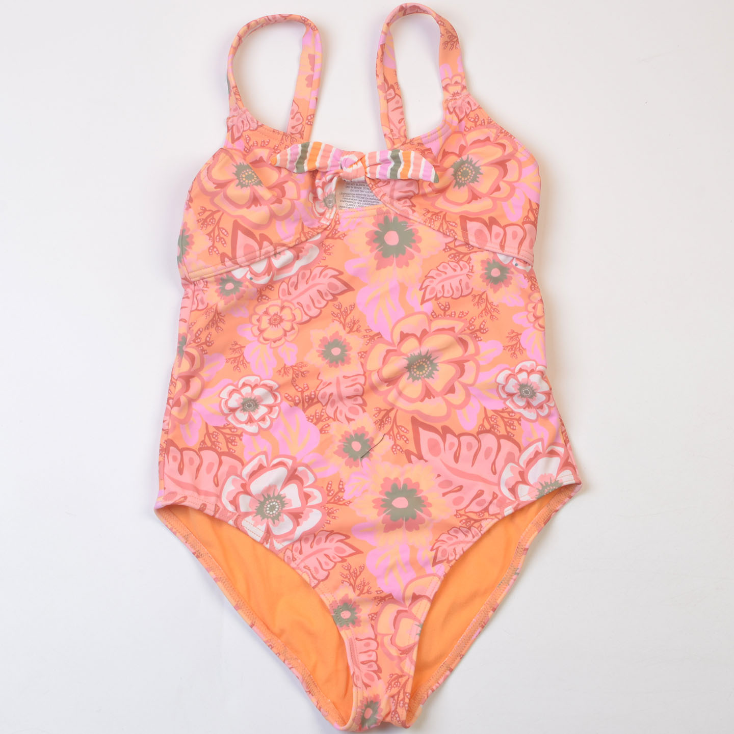 澳洲品牌RO**可爱女童甜美泳装泳衣印花碎花大小童连体泳衣