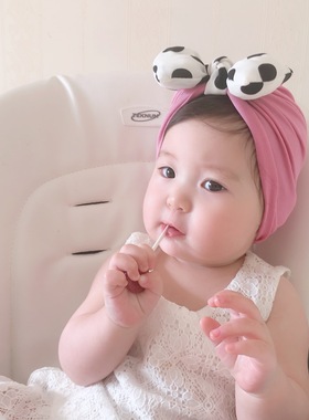 婴儿帽子春夏薄款公主新生儿胎帽女宝宝护囟门洋气可爱婴幼儿夏季