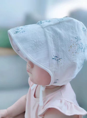 ins风 宝宝春夏款防晒遮阳帽婴儿男女外出帽子小童儿童户外鸭舌帽