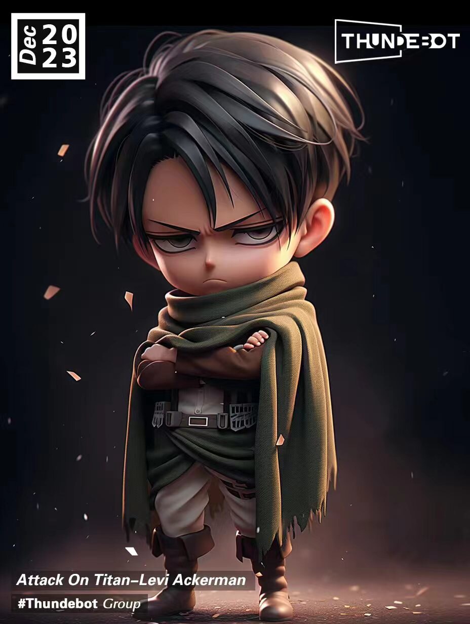 q版兵长 thne=dt-studio 产品尺寸:高18cm宽12cm长12cm