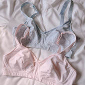 无钢圈内衣女纯棉全罩杯妈咪文胸胖MM200斤大码 胸罩妈妈夏季 超薄