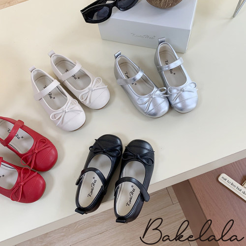 女童公主鞋韩国洋气平底鞋