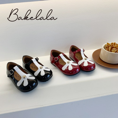 软底洋气单鞋舒适丁字小皮鞋