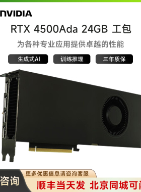 RTX4500Ada RTX 4000Ada 专业显卡3D建模渲染工业包装24GB