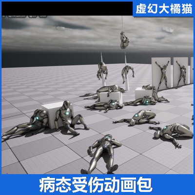 UE5 Morbid Motions  Animations and Poses 病态受伤死亡动画NPC
