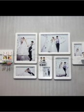 Настенные фотокартины 创意浪漫贝母艺术漆 照片墙相框墙组合 家居装饰品