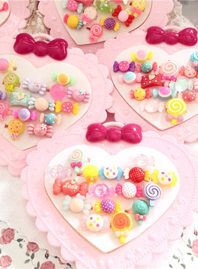 儿童蛋糕可爱卡通玩具盒装戒指环