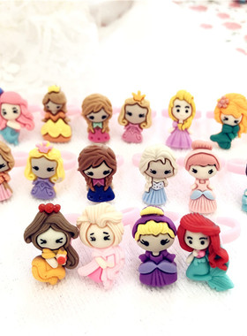 儿童可爱卡通玩具礼物盒装戒指环