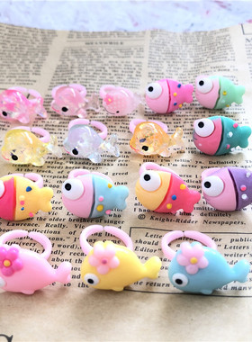 动物小兔子可爱卡通盒装戒指环