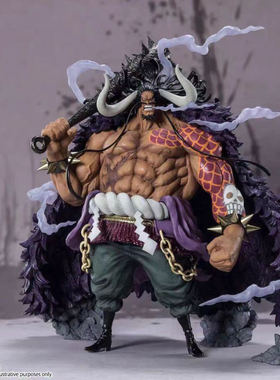 万代Figuarts ZERO 超激战 海贼航海王 FZ 百兽凯多 四皇鬼岛手办