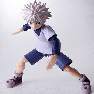 万代 SHF 全职猎人 HUNTER 奇犽 揍敌客 可动手办