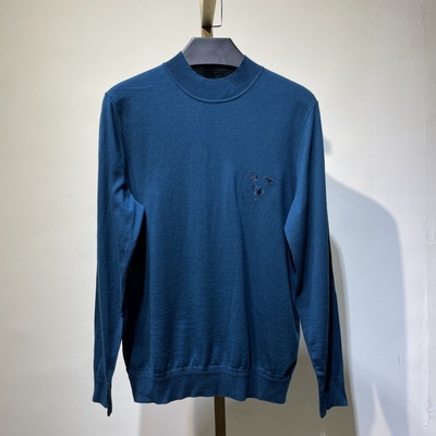 CM898 165码男士秋冬薄款半高领 打底毛衣时尚休闲款上衣