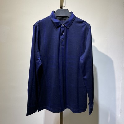 DC582  170码男士春秋翻领长袖衬衣日常休闲百搭款打底上衣