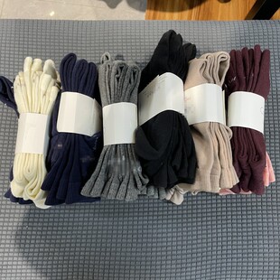 秋冬厚款袜子女中筒袜秋冬季保暖袜长筒袜子nw10