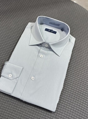 AC5 保呢高端 男士长袖薄款衬衣春夏新款商务休闲百搭打底衬衫男
