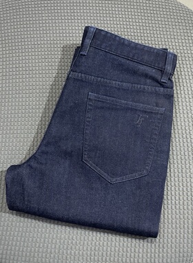 AK82多斯家男士牛仔裤秋季商务休闲合身百搭直筒男裤深色微弹裤子