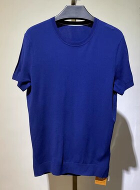 BD703 170码夏季新款圆领纯色半袖体恤男时尚针织短袖T恤打底衫