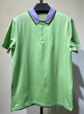 AD66 175码 男士短袖T恤夏季休闲百搭薄款翻领半袖男
