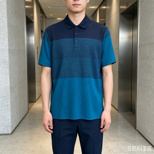AD221  男士夏季翻领短袖日常休闲百搭款上衣T恤