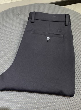 AK118 2025秋冬款高端简约潮牌蓝色休闲裤男新款百搭直筒长裤子