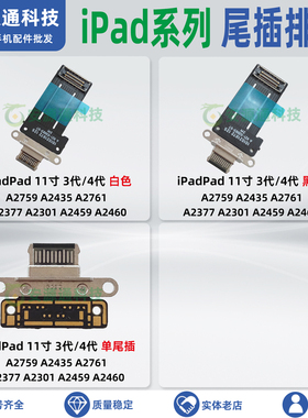 适用iPadPad 11寸 三代 A2377 A2301 A2459 A2460 尾插排线充电口