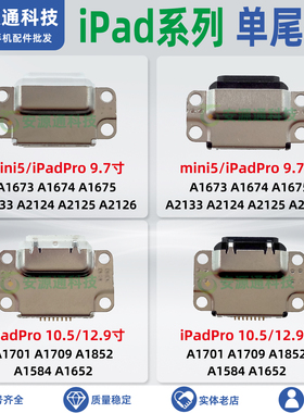 适用iPad Pro 9.7 10.5 12.9 mini5尾插 A1673 A2133 USB充电接口