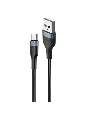 Foneng蜂能黑色type-c数据线精编快充Type-C安卓充电器乐视扁口线适配华为荣耀VIVO小米OPPO大扁口直插充电线