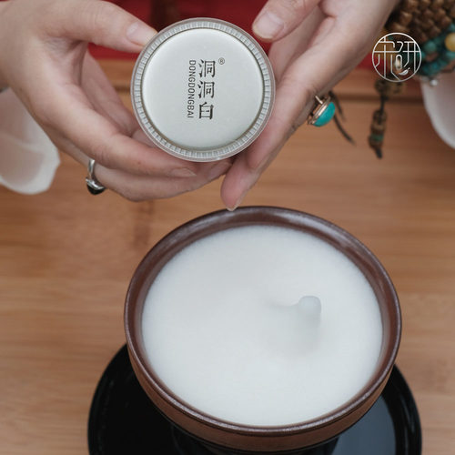 【点茶粉】洞洞白仿宋七汤点茶粉 宋代茶百戏抹茶建阳小白茶粉30g